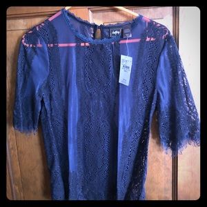 Lace daytrip short sleeve shirt